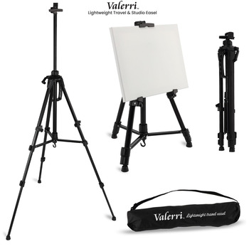 Valerri Lightweight Adjustable Travel & Studio Easel