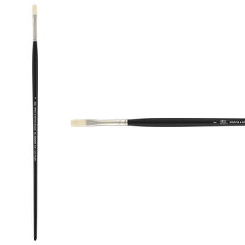 Winsor & Newton Chungking Traditional Retro Straight Handle Brush, Flat Size #1