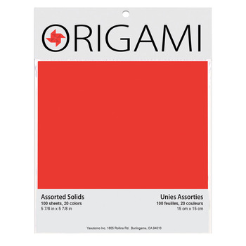 Yasutomo Origami Paper Brilliant Colors 5-7/8" (Pack of 100)
