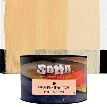Soho Artist Oil Color Yellow Pink Flesh Tone, 430ml Can