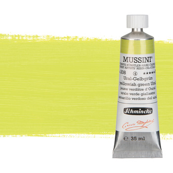 Schmincke Mussini Oil Color 35ml - Yellowish Green Ural