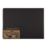 Borden & Riley Hard Cover Field Book #840B Kraft Paper 9X12 In