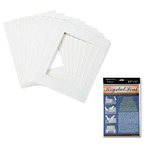 White Glove Mats w/ Krystal Seal Art and Photo Bags 4 Ply 10-Pack Style A