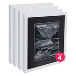 Gotham Complete White Deep 18x24 Frame w/ Acrylic + Backing (Box of 4)