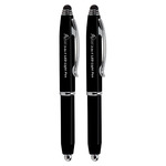 Acurit 3-in-1 LED Light Pen & Stylus Pack of 2 - Black