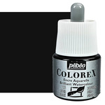 Pebeo Colorex Watercolor Ink Black, 45ml