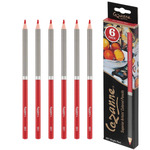Cezanne Premium Colored Pencil Bright Red, Box of 6