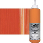 LUKAS CRYL Studio Acrylic Paints Cadmium Orange Hue 500 ml