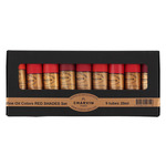 Charvin Extra Fine Oil Bonjour Set of 9 20ml Red Shades