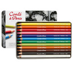 Conté Pastel Pencils Set of 12, Assorted Colors