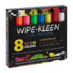 Creative Mark Wipe-Kleen Liquid Chalk Marker Set Of 8 Neon Colors