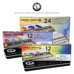 DANIEL SMITH Watercolor Half Pan Metal Box Sets