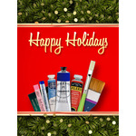 Happy Holidays Art Supplies Garland - eGift Card