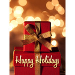 Happy Holidays Mystical Stacked Gifts - eGift Card