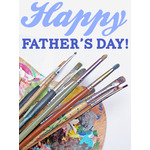 Father&#39;s Day Art eGift Card - Palette with Brushes eGift Card