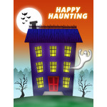 Halloween Art eGift Card - Haunted House - electronic gift card eGift Card