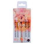Ecoline Liquid Watercolor Water-Based Brush Pen Set of 5-Beiges & Pinks Colors