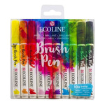 Ecoline Liquid Watercolor Brush Pen Set of 10 Bright Colors
