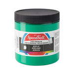 Speedball Acrylic Screen Printing Ink 8 oz Jar - Emerald