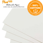Fluid 100 Professional Watercolor Paper Sheets, Blocks & Pochettes