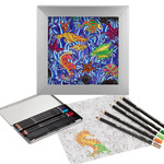 Complete Framed Coloring Kits with SoHo Colored Pencils