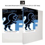 Fredrix Blue Label Ultra-Smooth Cotton Canvas 3/4" & 1-3/8" Deep