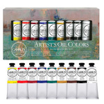 Gamblin Artist's Oil Color Artists Oil Colors Introductory Set of 9