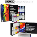 GOLDEN Fluid Acrylic Professional Paint Sets of 8 & 10 GOLDEN Fluid Acrylic Professional Paint Sets of 8 & 10
