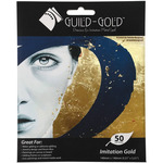 Guild-Gold Imitation Gold Leaf Book of 50 (Loose)