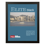 Instaframe 8.5x11" Black Decorative Elite Wood Frame Box of 6