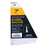 Lineco Self-Stick 7" Easel Back Pack of 5 - White