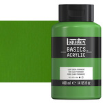 Liquitex Basics Acrylic Paint Light Green Permanent 400ml