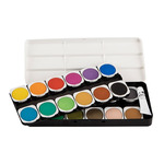 LUKAS Watercolor Opaque Pan Set of 24 Round Pans