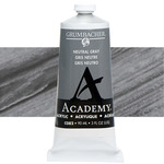 Grumbacher Academy Acrylics Neutral Grey 90 ml