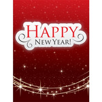Happy New Year Holiday Sparkle - Art eGift Card