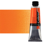 Cobra Water-Mixable Oil Color 150 ml Tube - Permanent Orange