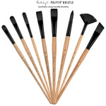 Princeton Catalyst Polytip Bristle Synthetic Long Handle Brushes