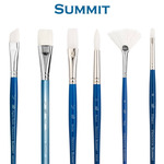 Princeton Summit&#x2122; Series 6850 Short Handle Synthetic Brushes