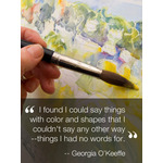 Inspirational Quote Art eGift Card - Georgia O&#39; Keeffe eGift Card