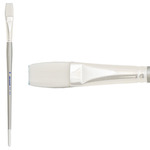 Silver Brush Silverwhite® Synthetic Long Handle Brush Series 1501 Flat #10