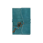 Opus Genuine Leather Journal Key 4" x 6" Turquoise