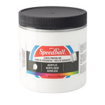 Speedball Acrylic Screen Printing Ink 8 oz Jar - White