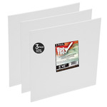 Yes 5x5" All Media Canvas Panel, Pack of 3