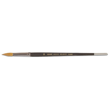 Isabey Pure Kolinsky Short Handle Watercolor Brush Series 6227Z Round #8