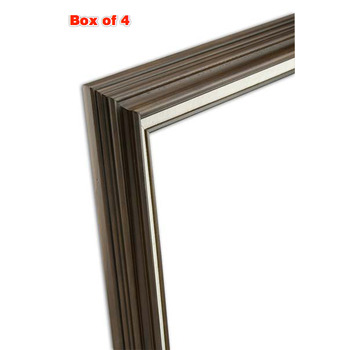 Accent Wood Frame Box of 4 Walnut 8X10