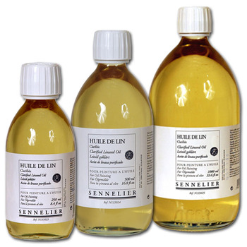 Sennelier Clarified Linseed Oil 500 ml Bottle