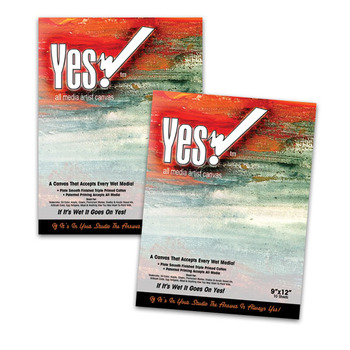 Yes! All Media Cotton Canvas Pad 13"x19", 10 Sheets