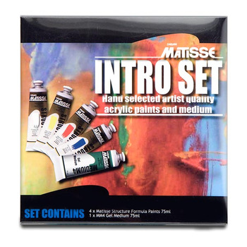 Matisse Structure Acrylic Colors Intro Assorted Colors 75 ml (Set of 5)