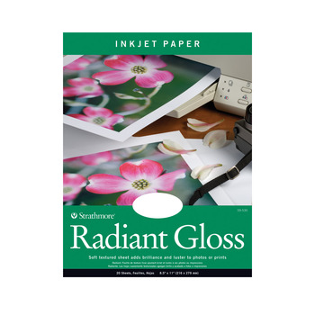 Strathmore Artist Inkjet Papers Radiant Gloss 20-Pack 8.5x11"