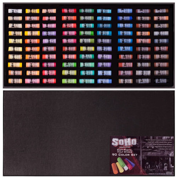 SoHo Urban Artist Soft Pastel Half Stick Set of 90 - Assorted Colors